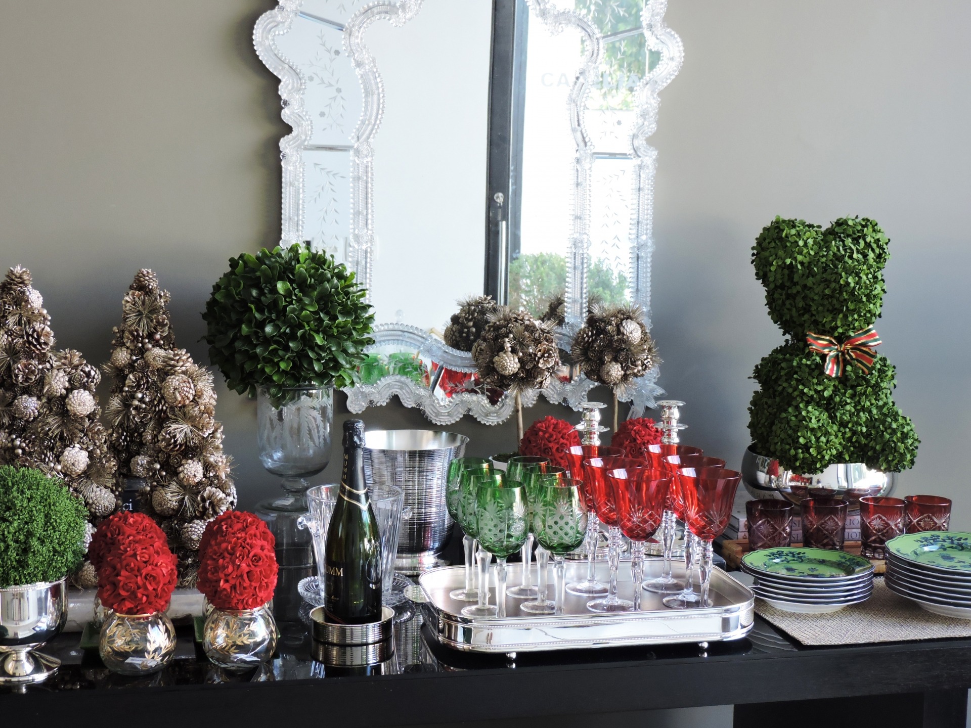 Porta garrafa de prata spin St. James