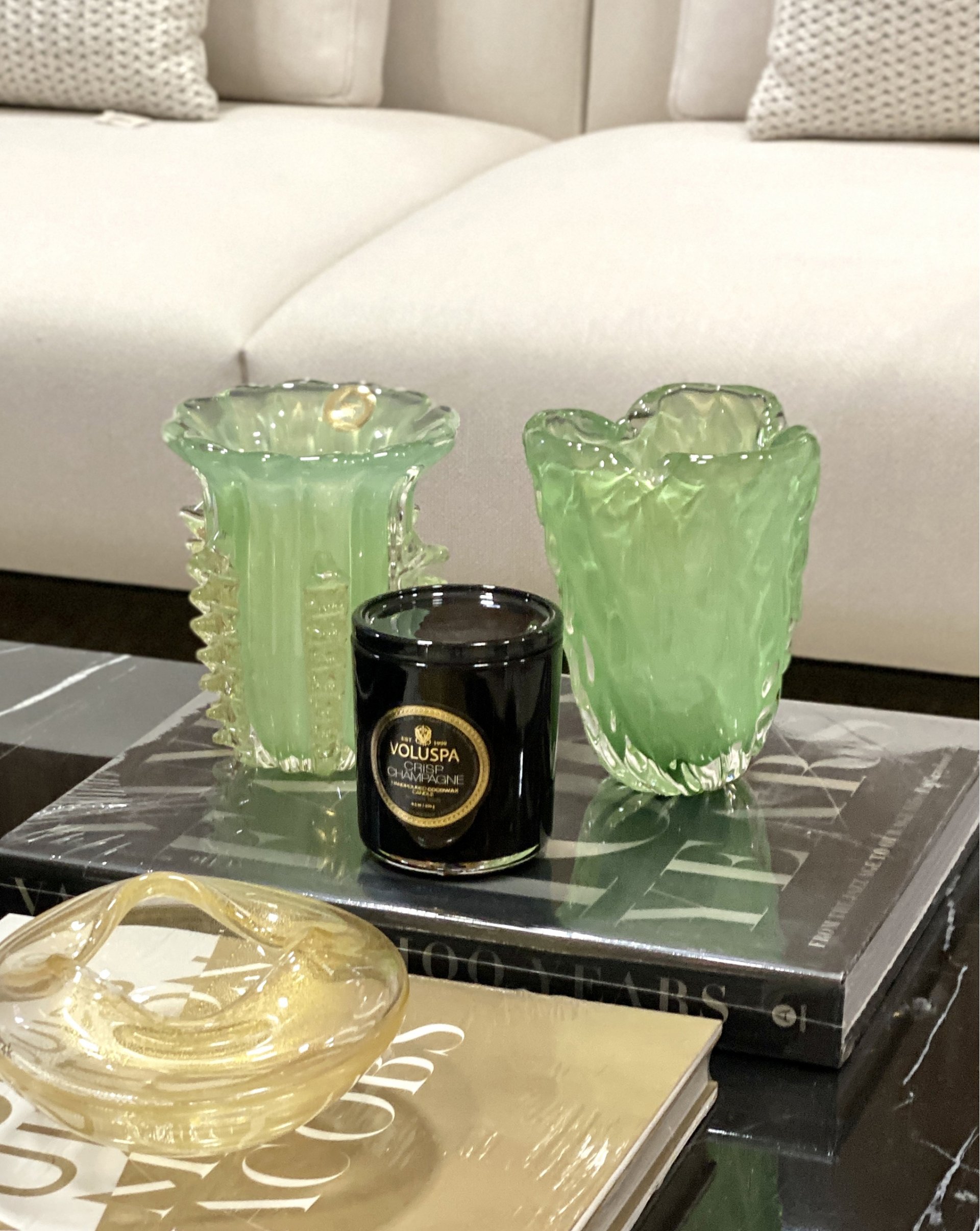 Vaso diMurano martina verde pastel