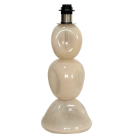 Abajur murano orgânico palha 