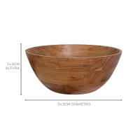 Bowl de madeira 