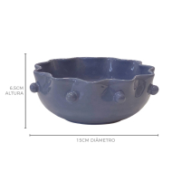 Bowl Flora azul hortência 