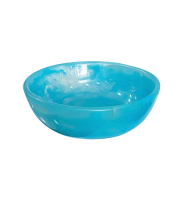 Bowl resina azul rajado Bowl resina azul rajado