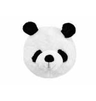 Cabeça pelúcia de urso panda