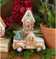 Carro natal resina bege gingerbread