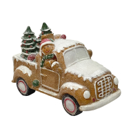 Carro natal resina bege gingerbread