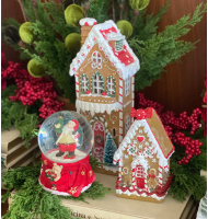 Casa natal resina bege gingerbread 