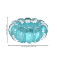 Centro murano ferrara azul turquesa