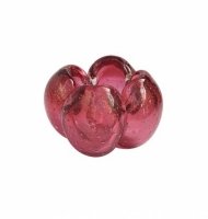 Centro murano sophia pink com ouro Centro murano sophia pink com ouro