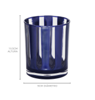 Copo acrílico costine azul royal