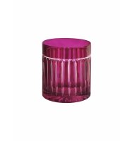 Copo cristal framboesa canelado Copo cristal framboesa canelado