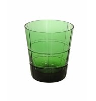 Copo cristal lapidado Mozart caipirinha verde  Copo cristal lapidado Mozart caipirinha verde