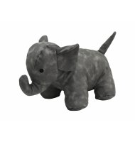 Elefante de couro cinza peso para porta