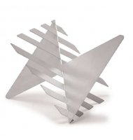 Escultura metal cinza fosco Escultura metal cinza fosco