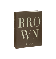 Livro caixa brown decor P Livro caixa brown decor P