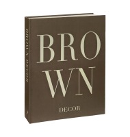 Livro caixa brown decor Livro caixa brown decor