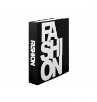 Livro caixa fashion preto G Livro caixa fashion preto G