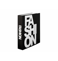 Livro caixa fashion preto M Livro caixa fashion preto M