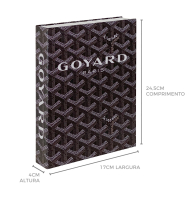Livro caixa goyard preto P