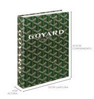 Livro caixa goyard verde M