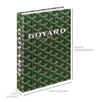 Livro caixa goyard verde P