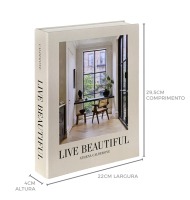 Livro caixa live beautiful M