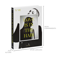 Livro caixa love is in the hair