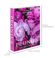 Livro caixa peonies M