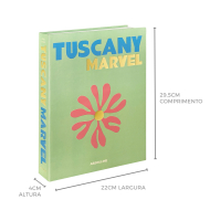 Livro caixa Tuscany Marvel