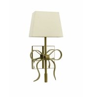 Luminária de parede laço dourado Luminária de parede laço dourado