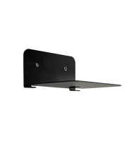 Suporte de parede de metal preto para livro Suporte de parede de metal preto para livro