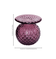 Trouxinha murano açai lapidada