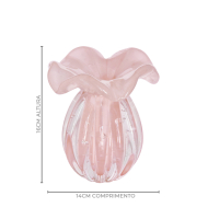 Trouxinha murano M rosa champagne Trouxinha murano M rosa champagne