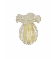 Trouxinha murano P bege com ouro Trouxinha murano P bege com ouro