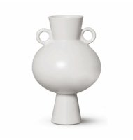 Vaso cerâmica copenhagen off white fosco Vaso cerâmica copenhagen off white fosco