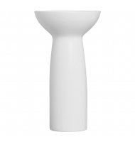 Vaso cerâmica G freya branco fosco Vaso cerâmica G freya branco fosco