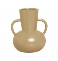Vaso cerâmica nórdico bege fosco G Vaso cerâmica nórdico bege fosco G