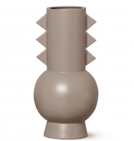 Vaso cerâmica suécia cinza fosco G Vaso cerâmica suécia cinza fosco G