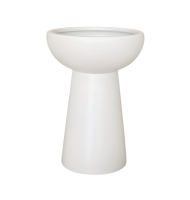 Vaso cerâmica fosca off white estocolmo M Vaso cerâmica fosca off white estocolmo M
