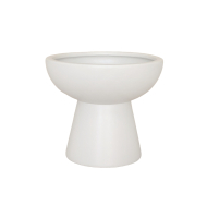 Vaso cerâmica fosca off white estocolmo P