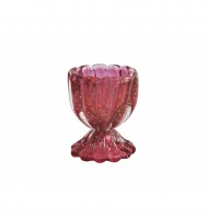 Vaso murano pink com ouro roma Vaso murano pink com ouro roma
