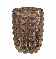 Vaso diMurano catarina M fumê com ouro Vaso diMurano catarina M fumê com ouro