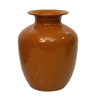Vaso metal bojudo terracota  Vaso metal bojudo terracota