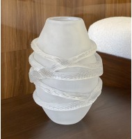 Vaso vidro jateado chris 