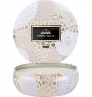 Vela Voluspa lata 3 pavios 60H santal vanille Vela Voluspa lata 3 pavios 60H santal vanille