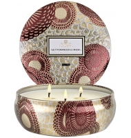 Vela Voluspa lata 3 pavios 60H gilt pomander e hinoki