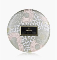Vela Voluspa lata 3 pavios 60H Tahitian Coconut Vanilla
