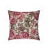 Almofada quadrada floral pink e vinho