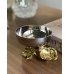 Bowl inox flor dourada com concha
