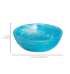 Bowl resina azul rajado