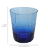 Copo cristal lapidado Mozart caipirinha azul